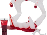 Vampire Teeth Set with Fake Blood for Halloween