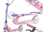 Bērnu salokāmais skrejritenis RICOKIDS Kodi Princezes ar rokas un kājas bremzēm