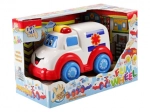 Ātrās palīdzības auto ar baterijām, gaismu un skaņu 15 cm