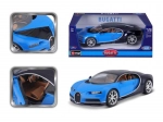 Kovais modelis BBURAGO 1:18 BUGATTI Chiron zilā krāsā
