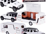 Apvidus auto ar karavānu – izgaismots modelis 1:32
