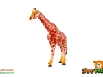 Plastmasas tīklotās žirafes figūra 17 cm