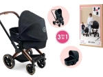 Lelleņu rati CYBEX Black 3 vienā (36–52 cm)
