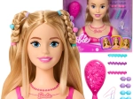 Barbijas galva ķemmēšanai un veidošanai ar aksesuāriem, 20 daļas