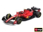 Die-cast metal model BBURAGO 1:43 FERRARI F1 SF-23 (2023) Carlos Sainz with driver figure