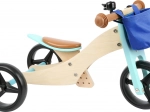 Koka skrejritenis 2in1 TRIKE tirkīzzils