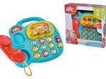 Children's interactive phone with handset
