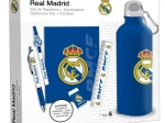Dāvanu komplekts REAL MADRID – pudele 650 ml, piezīmju bloks un pildspalva