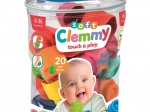 Mīkstās Clemmy klucīši plastmasas somā