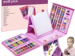 Gleznošanas komplekts 208 gabali čemodānā