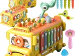 Interaktīvais Montessori autobuss 6in1 bērniem no 18 mēnešiem