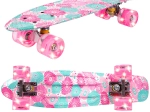 Pennyboard ar LED riteņiem Flowers