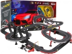 14-meter racing track for children 3-8 years, speed change function and 2 cars