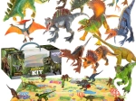 Liels dinozauru XXL komplekts ar spēļu paklājiņu Priekšvēsturiskā pasaule WOOPIE