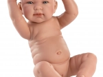 Llorens New Born meitenīte – reālistiska lelle mazulis, pilnībā no vinila, 40 cm