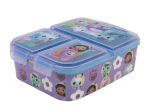 Three-Compartment Lunch Box Gabby's Dollhouse Purple