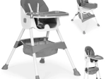 Ēdamkrēsliņš ar paplāti un grozu, 5 punktu drošības josta, ECOTOYS