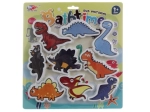 Dinozauru ūdens uzlīmes bērniem