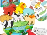 Koka Montessori līdzsvara spēle ar dzīvnieciņiem