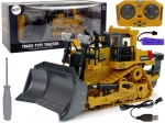 RC buldozers 2.4 GHz ar kustīgu lāpstu