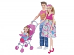 Grūtniece lelle ar ģimeni 30 cm