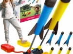Maxy double pneumatic foam rocket launcher with pumps