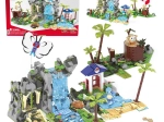 Mega Pokémon dēdzeļi džungļos – 1362 detaļu celtniecības komplekts ar 4 figūriņām