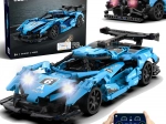 Konstruktors CaDA RC sporta auto Helios ar LED, 419 detaļas