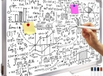 Maaleo magnetic dry-erase board 60 × 90 cm with accessories