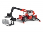 Bruder teleskopiskais iekrāvējs MANITOU MRT 2150 ar piederumiem 1:16