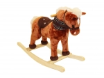 Rocking Plush Horse with Effects Bay 71 × 30 × 58 cm