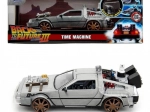 DeLorean Atpakaļ nākotnē III 1:24 metāla modelis ar atveramām durvīm Jada Toys