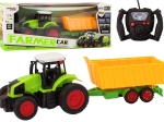RC traktors ar piekabi 1:16, zaļš